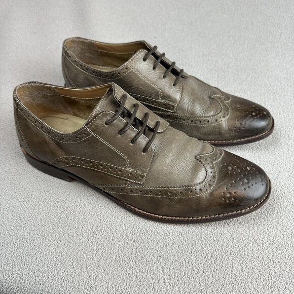 Florsheim Finley Lace Oxford Shoes Men’s 10.5  11171 Wingtip Gray main image 7